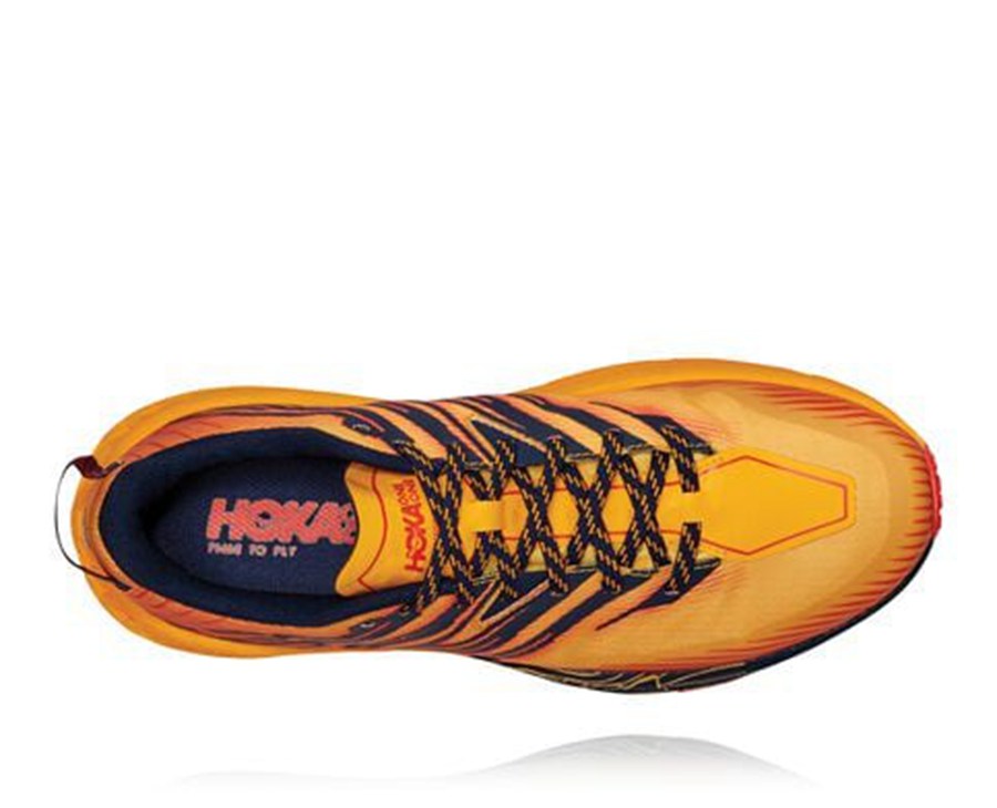 Hoka One One Trailove Tenisky Panske Oranžové - Speedgoat 4 - 06378-ZLWC